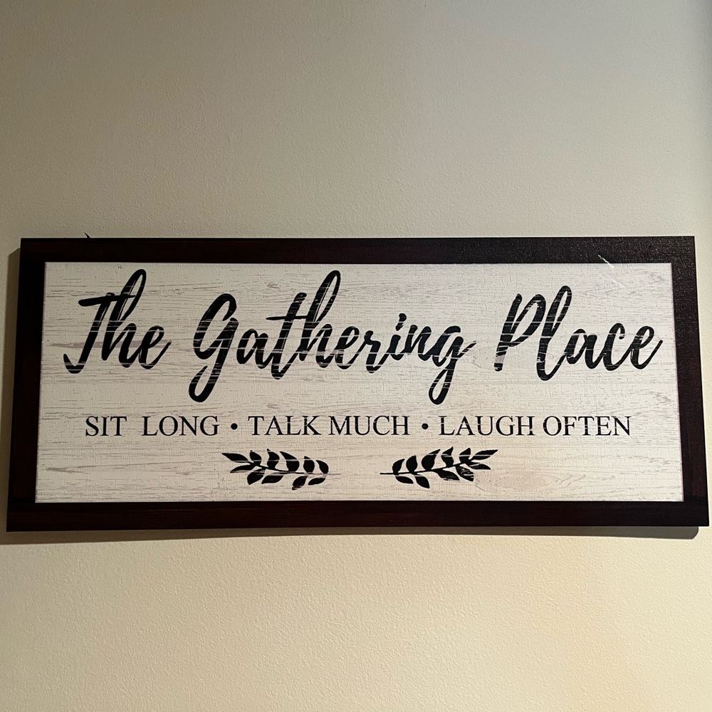 Dining wall decor “The Gathering Place”